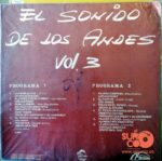 Disco de Vinilo Varios - El Sonido De Los Andes Vol. 3 Vinyl Record