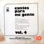 Disco de Vinilo Varios - Cantos Para Mi Gente Vol. 4 Vinyl Record