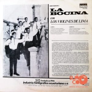 Disco de Vinilo Los Violines De Lima - La Bocina Con Los Violines De Lima Vinyl Record