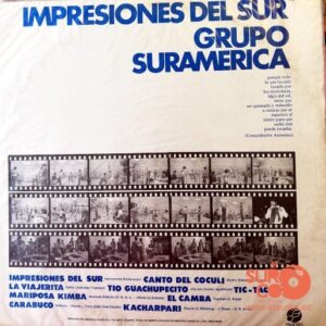 Disco de Vinilo Grupo Sudamérica - Impresiones Del Sur Vinyl Record