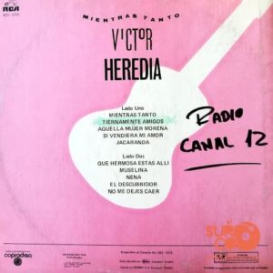 Disco de Vinilo Victor Heredia - Mientras Tanto Vinyl Record