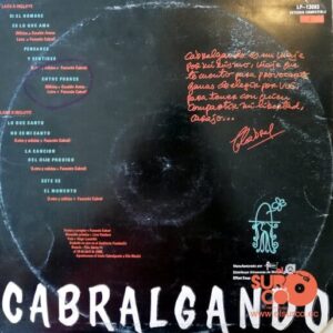 Disco de Vinilo Facundo Cabral - Cabralgando Vinyl Record