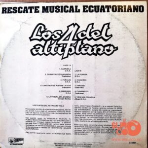 Disco de Vinilo Los 4 Del Altiplano - Rescate Musical Ecuatoriano Vinyl Record