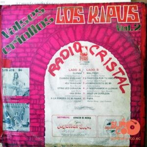 Disco de Vinilo Los Kipus - Valses Criollos Vinyl Record