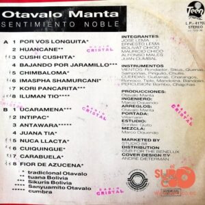 Disco de Vinilo Otavalo Manta - Sentimiento Noble Vinyl Record