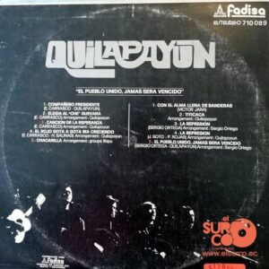 Disco de Vinilo Quilapayun – El Pueblo Unido Jamás Será Vencido Vinyl Record