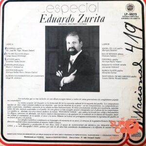 Disco de Vinilo Eduardo Zurita - Especial Vinyl Record