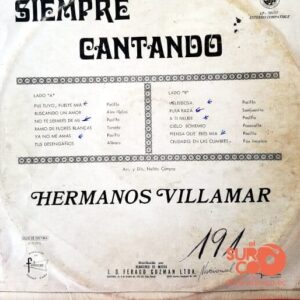 Disco de Vinilo Hermanos Villamar - Siempre Cantando Vinyl Record