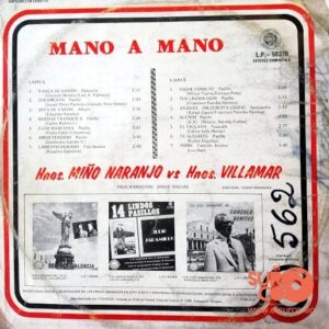 Disco de Vinilo Hermanos Villamar - Mano A Mano De Estrellas Vol. 1 Vinyl Record