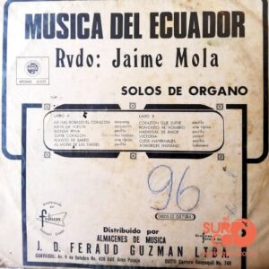 Disco de Vinilo P. Jaime Mola - Solos De Órgano Vinyl Record