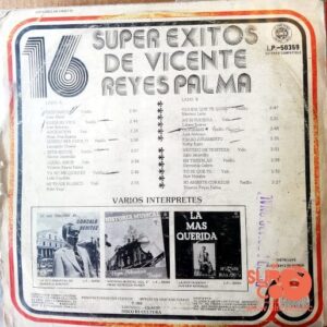 Disco de Vinilo Varios - 16 Super Éxitos De Vicente Reyes Palma Vinyl Record