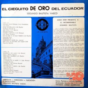 Disco de Vinilo Segundo Bautista - El Cieguito De Oro Del Ecuador Vinyl Record