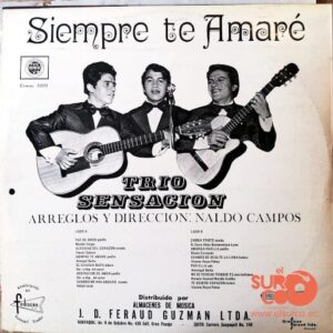 Disco de Vinilo Trío Sensación - Siempre Te Amare Vinyl Record