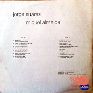 Disco de Vinilo Jorge Suárez Y Miguel Almeida - Jorge Suárez Y Miguel Almeida Vinyl Record