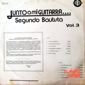 Disco de Vinilo Segundo Bautista - Junto A Mi Guitarra Vol. 3 Vinyl Record