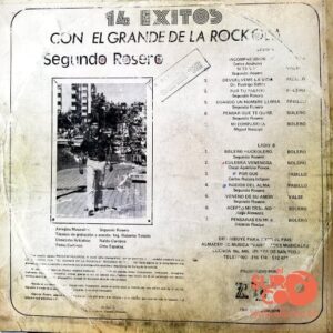 Disco de Vinilo Segundo Rosero - Solo Éxitos Con El Grande De La Rockola Vinyl Record