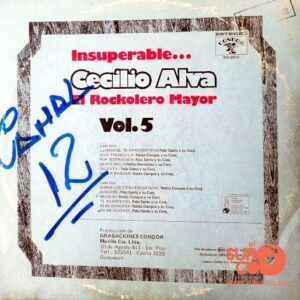 Disco de Vinilo Cecilio Alva - Insuperable… El Rockolero Mayor Vinyl Record