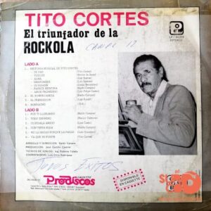 Disco de Vinilo Tito Cortes - El Triunfador De La Rockola Vinyl Record