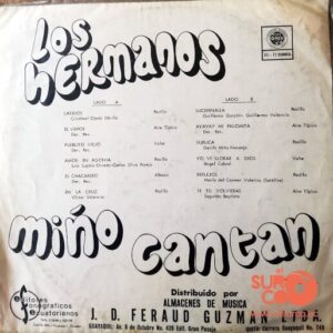 Disco de Vinilo Hermanos Miño Naranjo - Cantan Vinyl Record