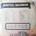 Disco de Vinilo Benítez Valencia - Cantan Vinyl Record