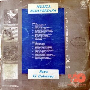 Disco de Vinilo Varios - Música Ecuatoriana Para El Universo Vinyl Record