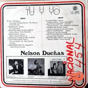 Disco de Vinilo Nelson Dueñas - Tu Y Yo Vinyl Record