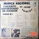 Disco de Vinilo Conjunto Universitario Del Ecuador - Música Nacional Vol. 4 Vinyl Record