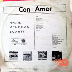 Disco de Vinilo Hermanas Mendoza Suasti - Con Amor Vinyl Record