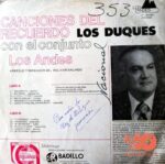 Disco de Vinilo Los Duques  - Canciones Del Recuerdo Vinyl Record