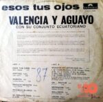 Disco de Vinilo Valencia Y Aguayo  - Esos Tus Ojos Vinyl Record