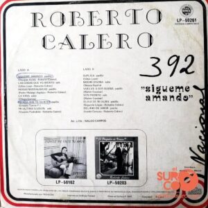 Disco de Vinilo Roberto Calero - Sígueme Amando Vinyl Record