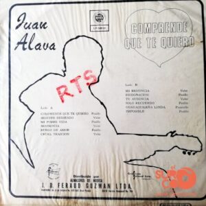 Disco de Vinilo Juan Álava  - Comprende Que Te Quiero Vinyl Record