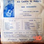 Disco de Vinilo Duo Riobambeño - Así Canta El Pueblo Vinyl Record