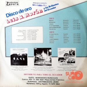 Disco de Vinilo Luis A. Moran - Disco De Oro Vinyl Record