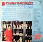 Disco de Vinilo Maruja Mendoza - 15 Pasillos Inolvidables Vinyl Record