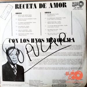 Disco de Vinilo Hermanos Muyolema - Receta De Amor Vinyl Record