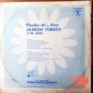 Disco de Vinilo Olmedo Torres Y Su Saxo  - Pasillos Del Alma Vinyl Record