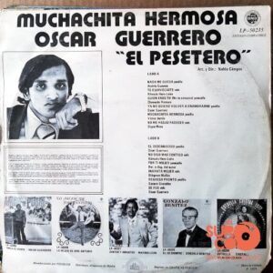 Disco de Vinilo Oscar Guerrero El Pesetero - Muchachita Hermosa Vinyl Record