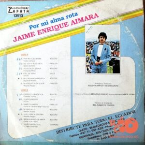 Disco de Vinilo Jaime Enrique Aimara - Por Mi Alma Rota Vinyl Record