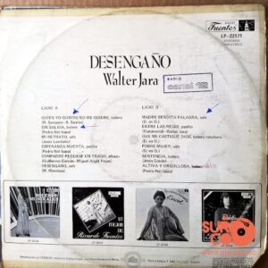 Disco de Vinilo Walter Jara - Desengaño Vinyl Record