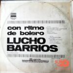 Disco de Vinilo Lucho Barrios - Con Ritmo De Bolero Vinyl Record