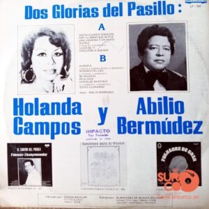 Disco de Vinilo Holanda Campos - Holanda Campos Canta Pasillos Éxitos De Abilio Bermúdez Vinyl Record