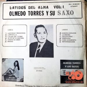 Disco de Vinilo Saxo De Olmedo Torres  - Latidos Del Alma Vol. 1 Vinyl Record