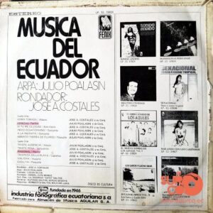 Disco de Vinilo Julio Poalasín - Música Del Ecuador Vinyl Record