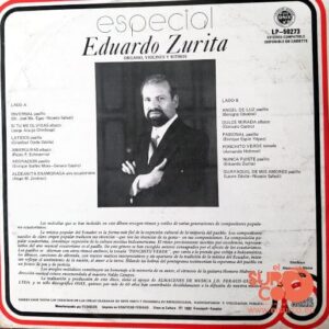 Disco de Vinilo Eduardo Zurita - Especial Vinyl Record