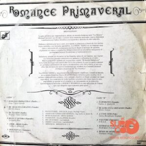 Disco de Vinilo Hermanos Yépez - Romance Primaveral Vinyl Record