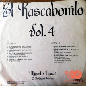Disco de Vinilo Miguel Almachi Y Su Órgano Fiestero - El Rascabonito Vinyl Record