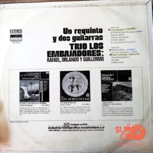 Disco de Vinilo Trío Los Embajadores - Un Requinto Y Dos Guitarras Vinyl Record