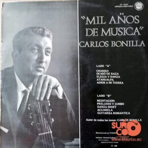 Disco de Vinilo Carlos Bonilla - Mil Años De Música Vinyl Record