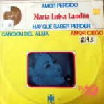 Disco de Vinilo Maria Luisa Landín  - Maria Luisa Landin Con La Orquesta De Chucho Rodríguez Vinyl Record